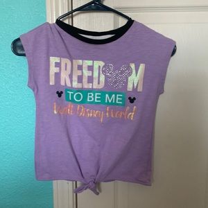 Disney shirt hardly worn - size M - color mostly purple